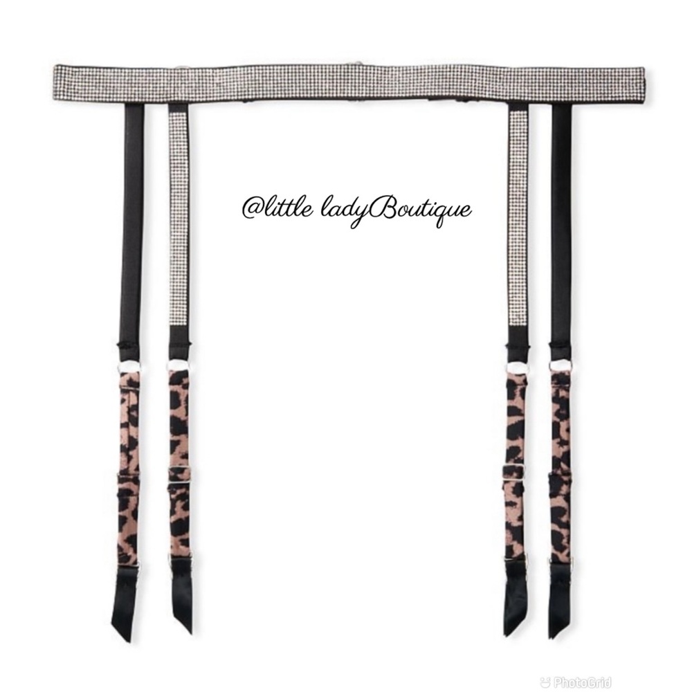 Victoria Secret Shine Strap Garter Belt